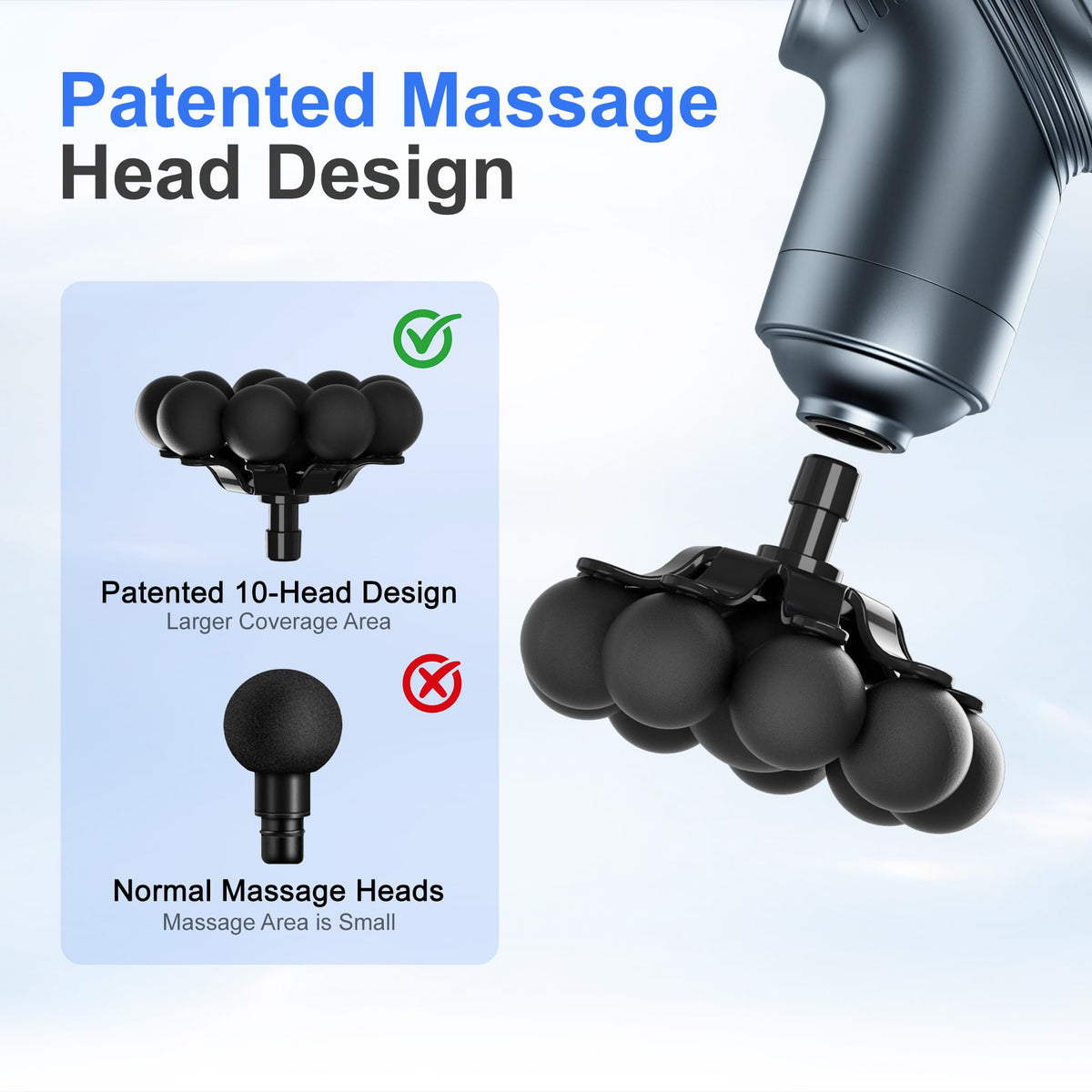 LEERCON Massage Gun Deep Tissue Mini Muscle Back Massager for Pain Relief