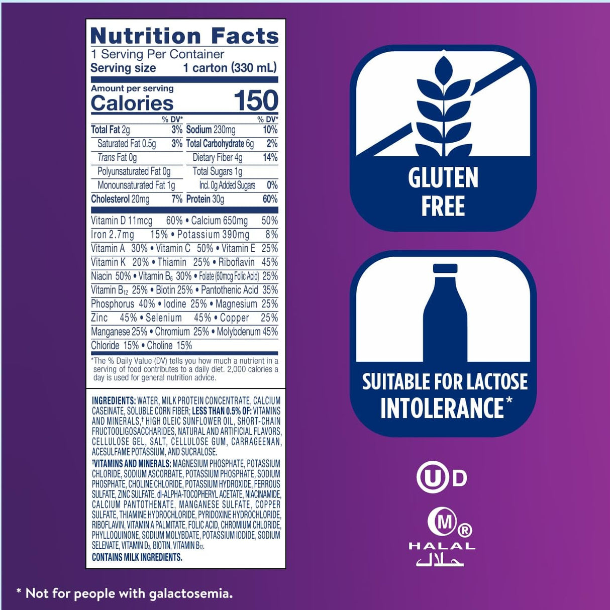 Ensure Max Protein Shake | Caramel | Ready to Drink | 30g Protein for Muscle Health | 1g Sugar, 4g Fiber | 11 fl oz, 12 Pack