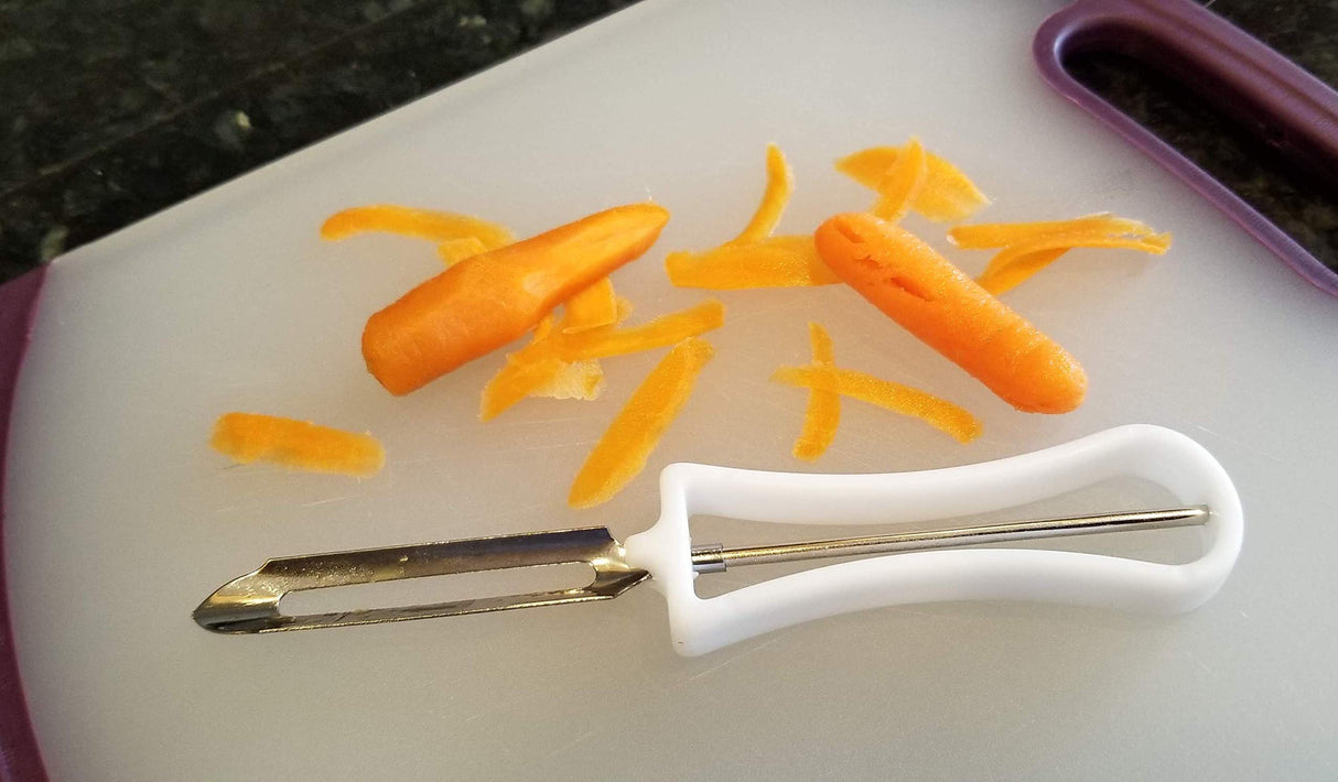 Handy Housewares 2 Piece Swivel Vegetable Peeler Set - Ideal for Apples, Carrots, Potatoes (1 Set)