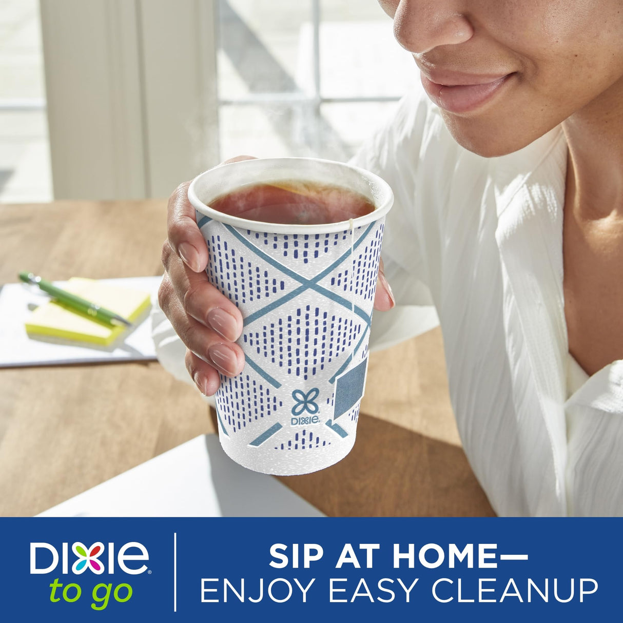 Dixie To Go Paper Coffee Cups With Lids, 12 oz, 66 ct, Disposable Insulated Paper Cups for On-The-Go Hot or Cold Beverages