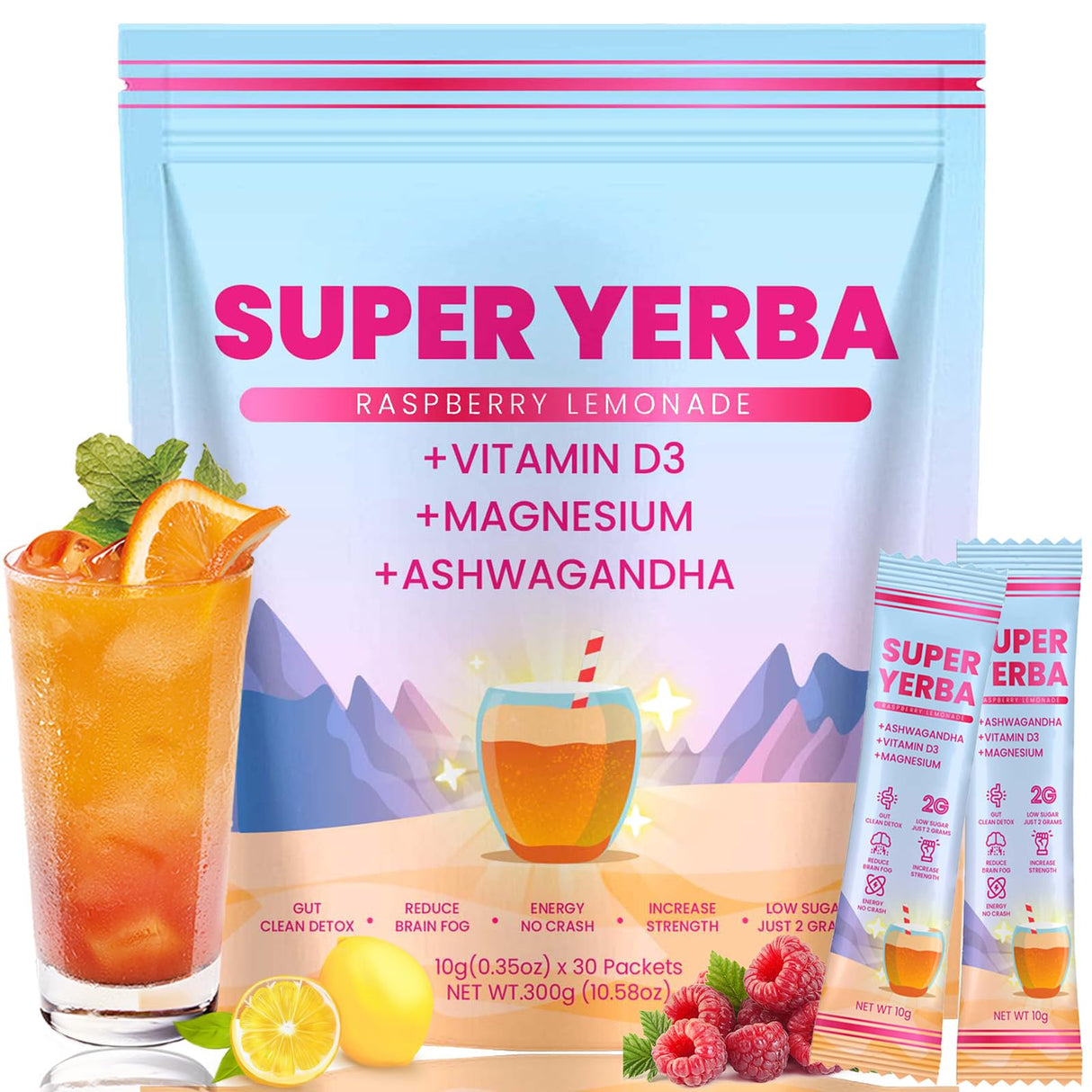 Super Yerba, Yerba Mate Instant Tea Powder| 30 Servings (1)