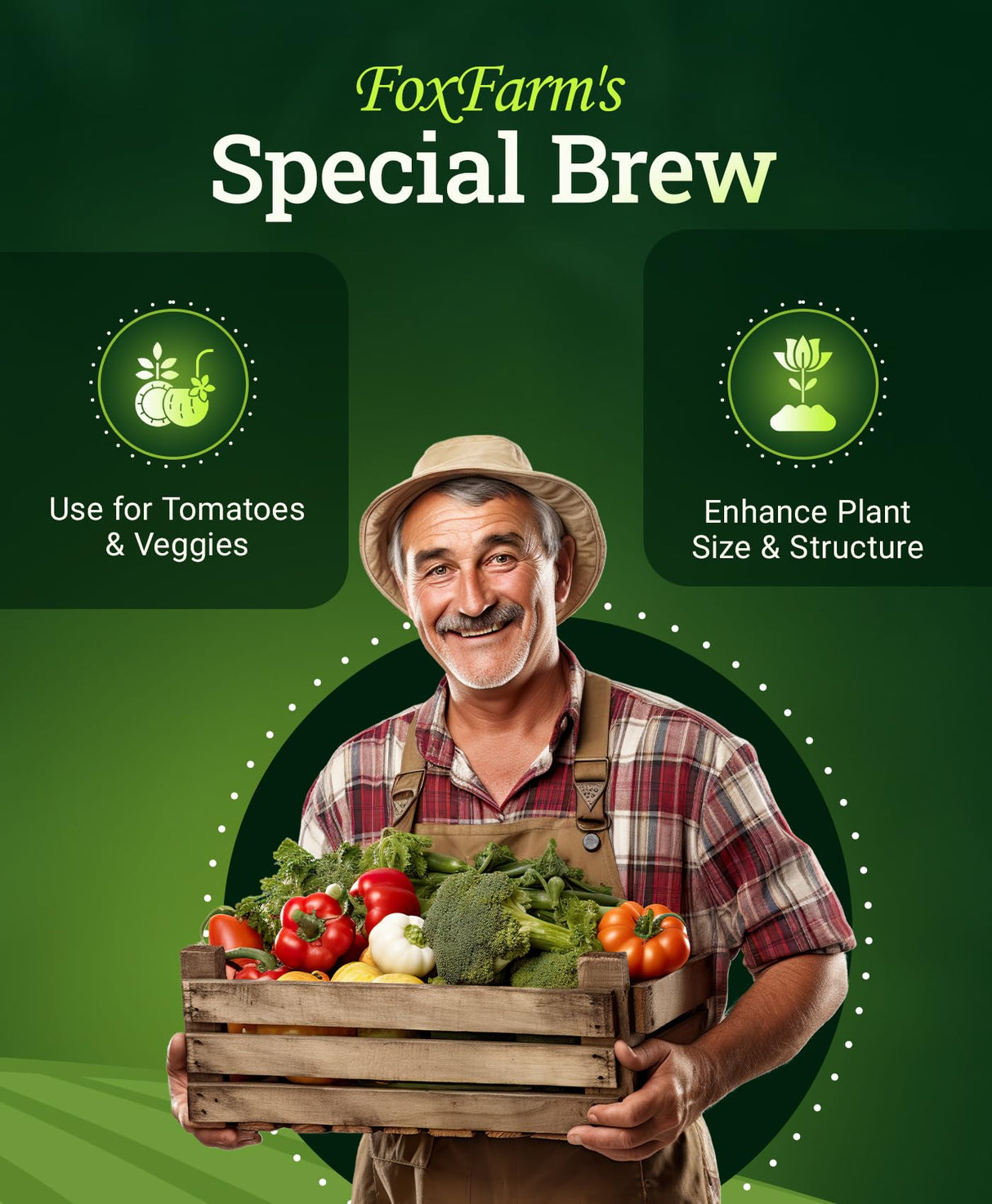 FoxFarm Grow Big Hydroponic Plant Food - 3-2-6 Liquid Plant Fertilizer for Lush Vegetative Growth in Hydroponic Systems - Liquid Concentrate with Earthworm Castings & Micronutrients - 1 Quart