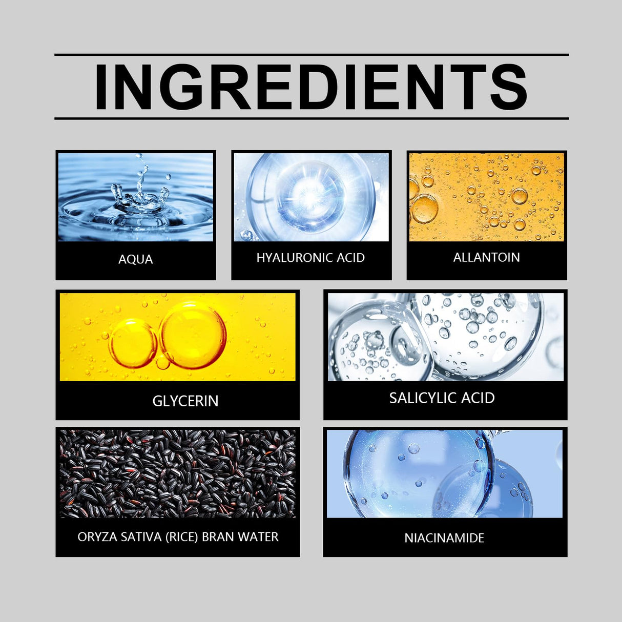 2Pcs Black and White Rice Exfoliant, Rice Ampoule Duo White Rice Ampoule Black Rice Exfoliating Peeling Solution, Moisturizing & Pore Minimizer for Face (Black & White Rice Exfoliant)