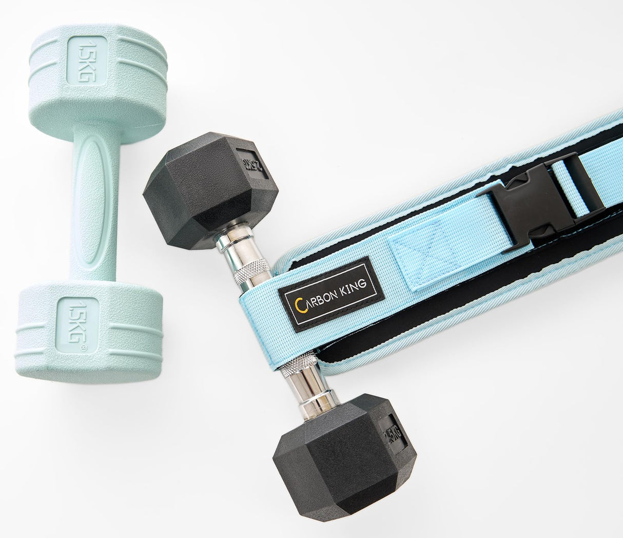 Hip Thrust Belt for Dumbbells Heavy,Booty Belt for Hip Thrust,Dumbbell Belt for Hip Thrust Sky Blue