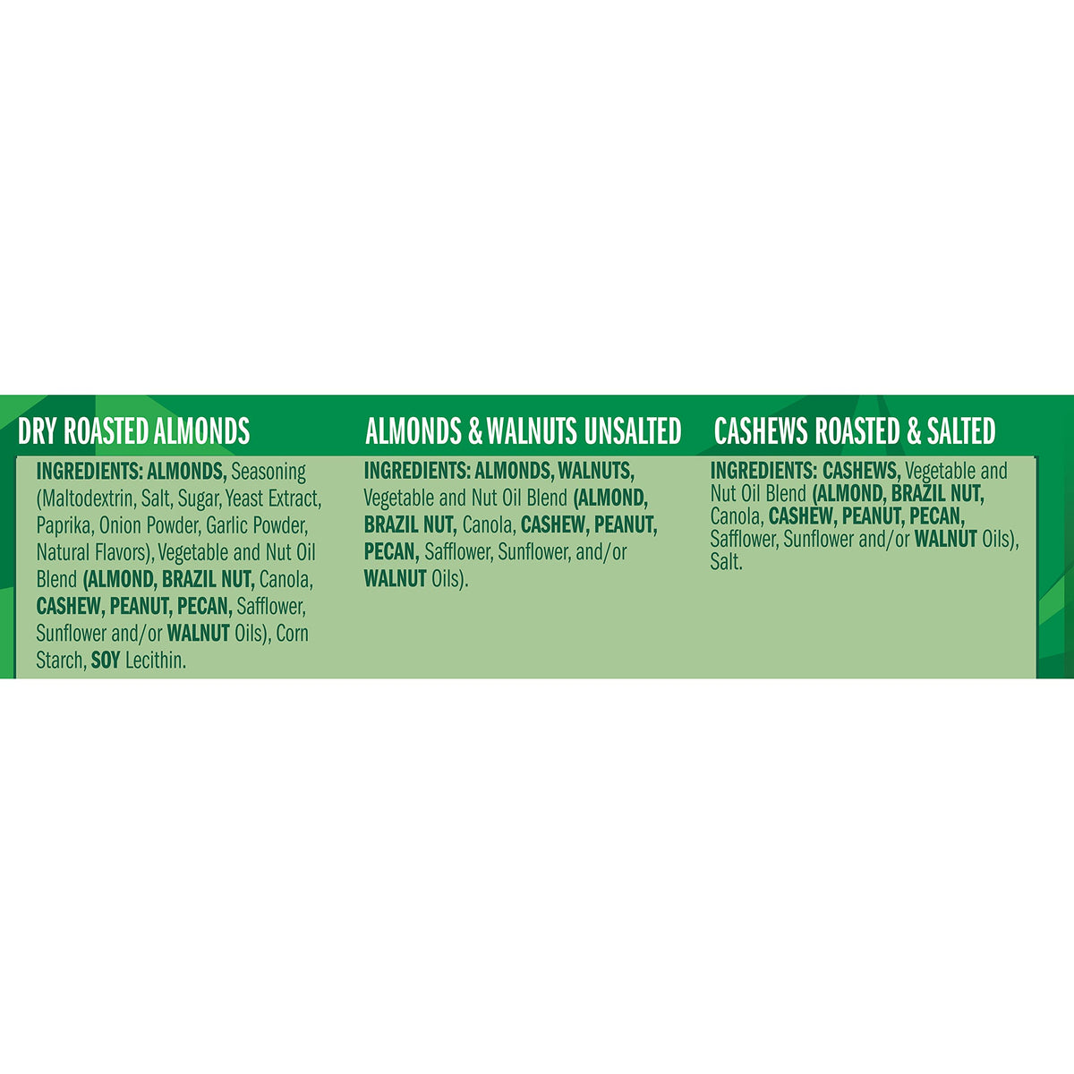 Emerald Mixed Nuts Variety Pack, 100-Calorie Snack Packs, 18 Count