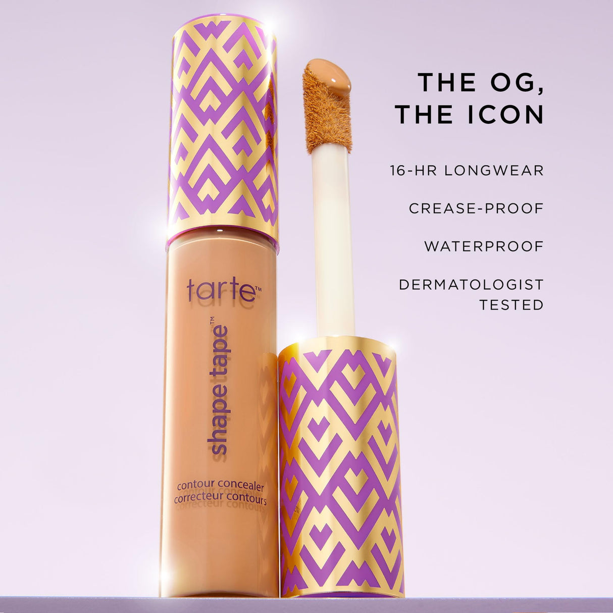 tarte shape tape full-coverage concealer - 8B porcelain beige (very fair skin with cool, pink undertones) - full size