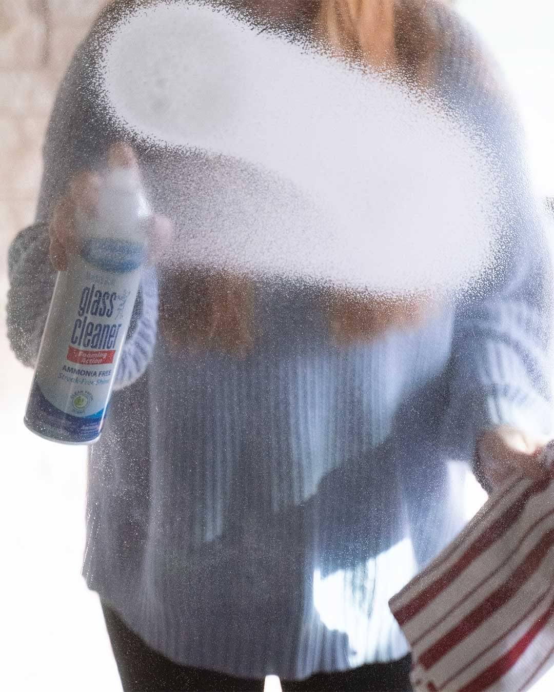 Sprayway Glass Cleaner with Foaming Spray for a Streak-Free Shine for Home and Automotive Use, 19 oz., Pack of 6