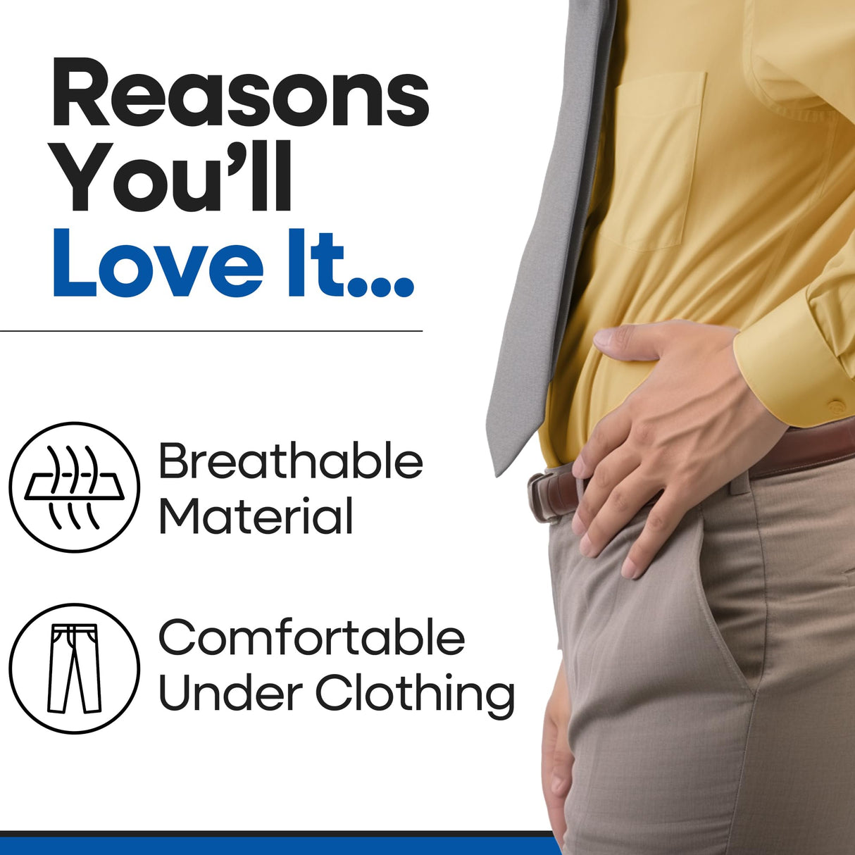 Hip Brace Thigh Compression Sleeve | Hip Sciatica Pain Relief Device Brace | Hamstring & Groin Compression Sleeve Wrap for Sciatic Nerve Relief | Hip Support Brace for Women & Men | Large / Left