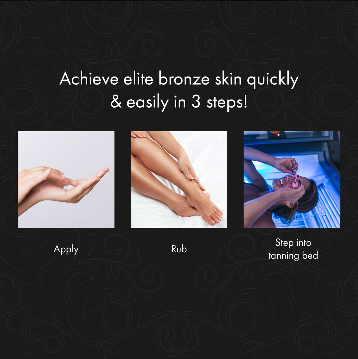 Dark Tanning Lotion, Black, 13.5 Fl Oz (Pack of 2)