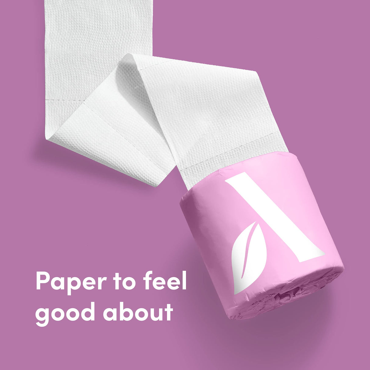 Amazon Aware 100% 3-ply Bamboo Toilet Paper, Unscented, 12 Rolls, 350 Sheets per roll, Total 4200 Sheets, Plastic-Free