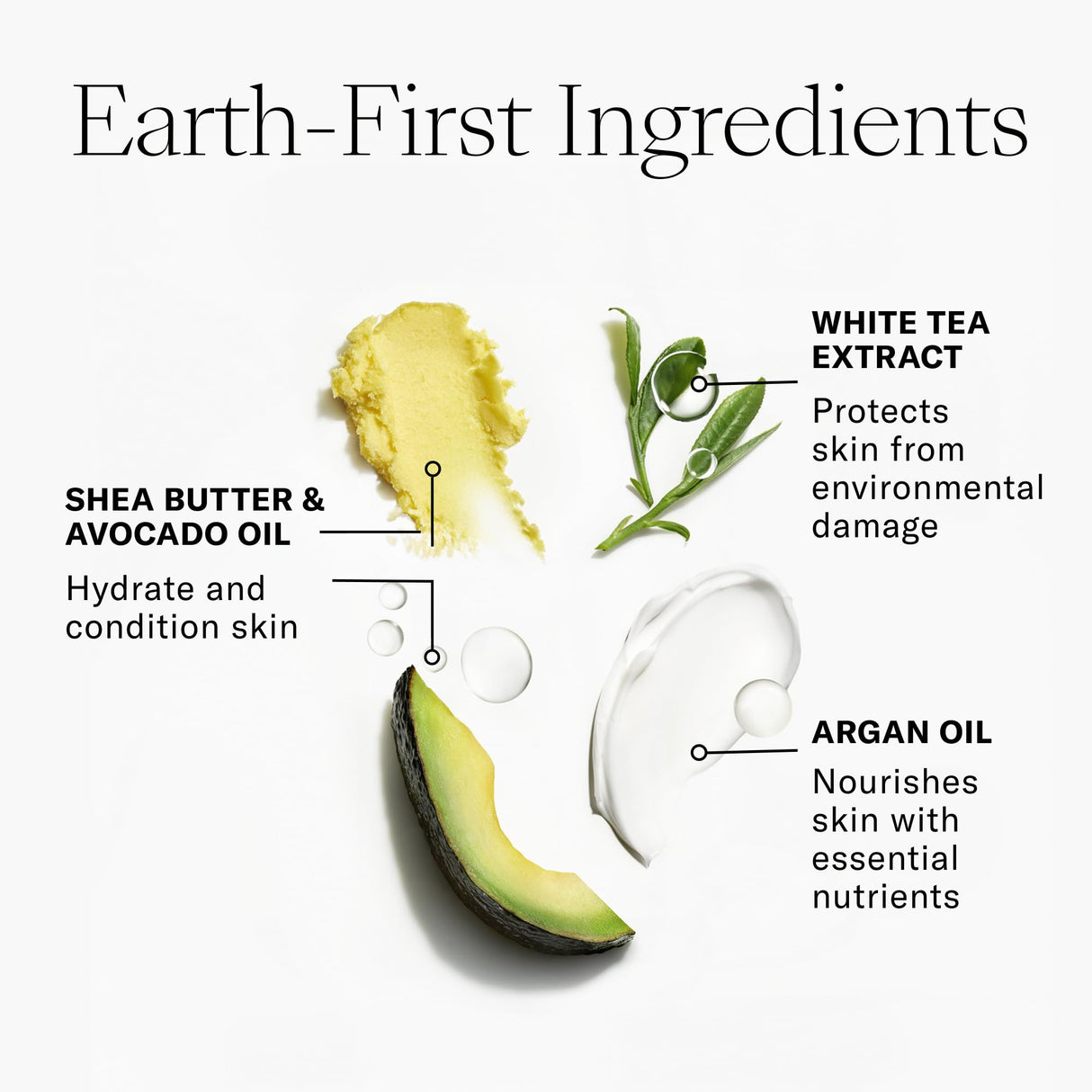 Josie Maran 4 Piece Whipped Argan Oil Body Butter - Skin Firming Cream with Whipped Shea Butter, Avocado Oil & Fatty Acids - Cruelty-Free Skincare - (4 oz)