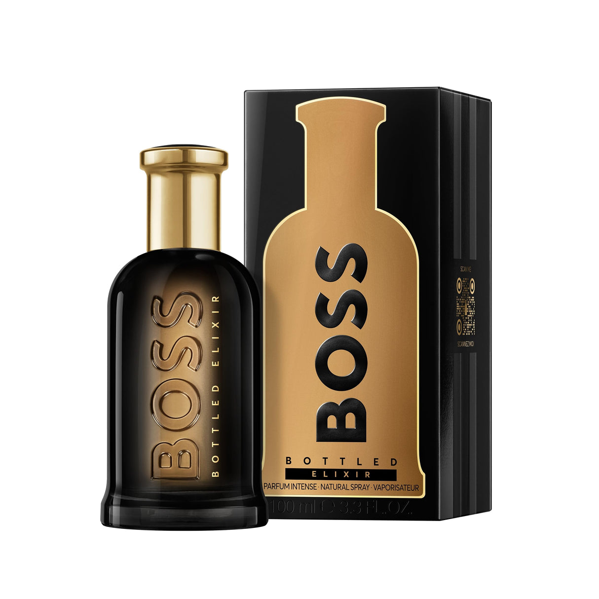 Hugo Boss Men's Boss Bottled Elixir Parfum - Notes of Vetiver, Patchouli and Cedarwood