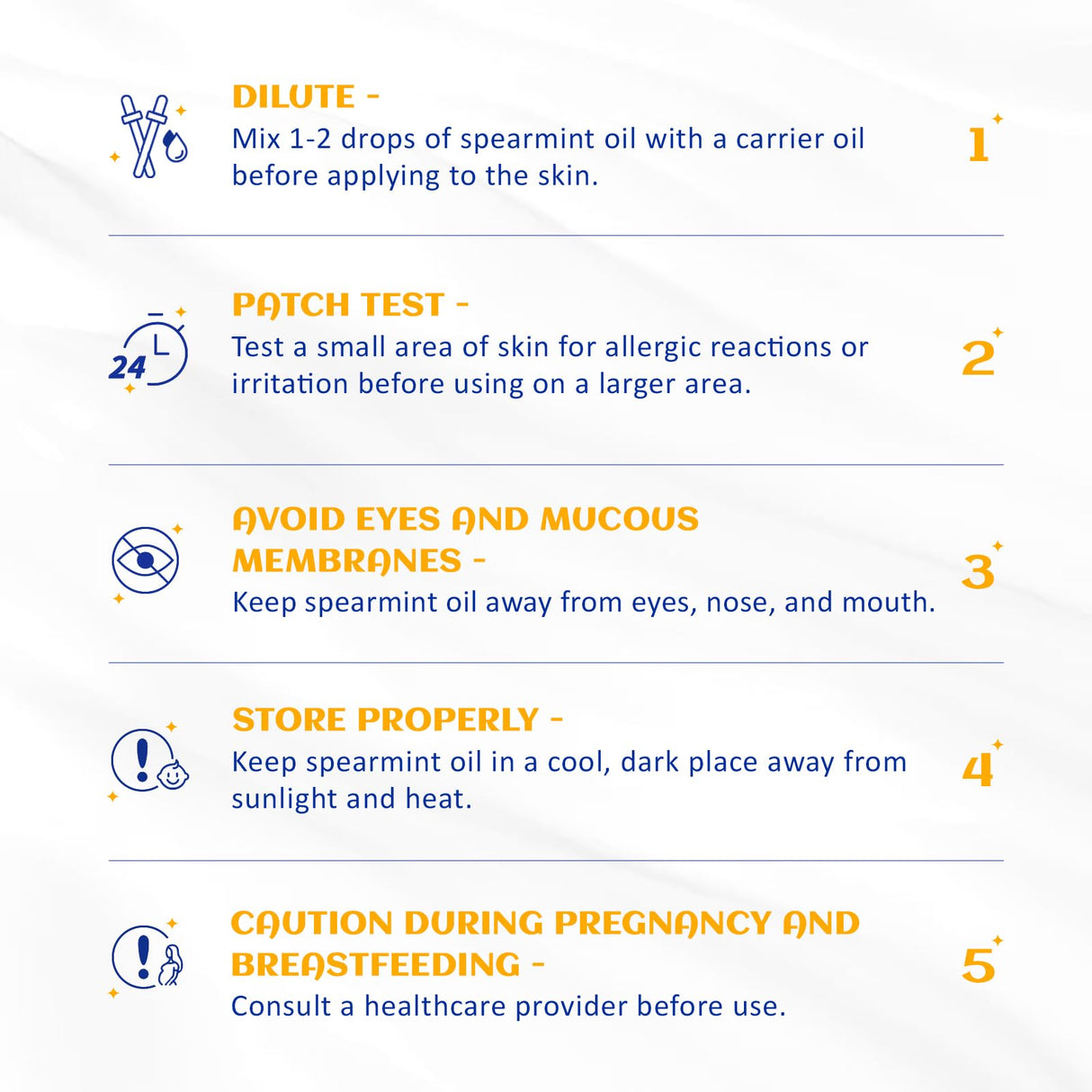 HIQILI 100ML Spearmint Oil for Skin Care, Facial, Can be Added to Lotions, Creams -100% Pure Natural Treatment Grade - 3.38 Fl Oz