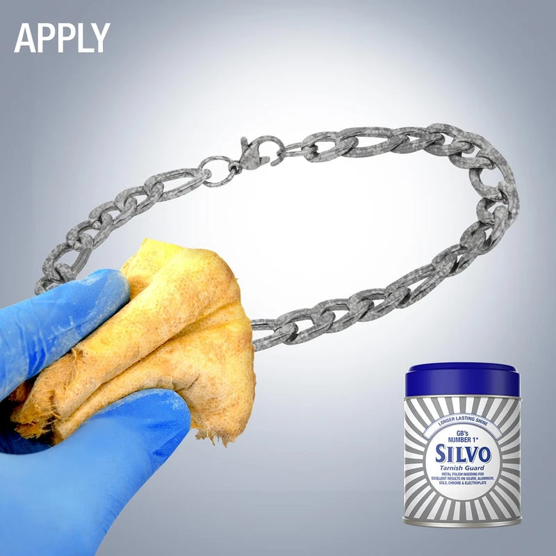 Silvo Tarnish Guard Metal Polish | All Purpose Metal Polish - For Silver, Gold, Aluminum, and Electroplate 175ml