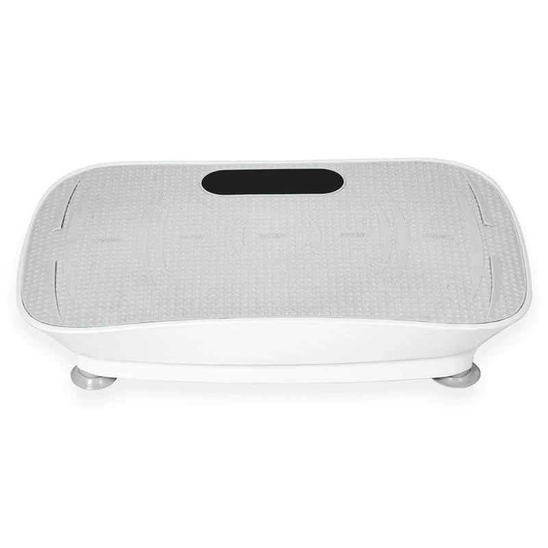 ZenActive Vibration Plate Whole Body Exercise Stomach Vibrate and Relaxation Machine Lymphatic Detox Device With Smart Screen Low Noise Max Weight 300LB for Home Exercise Platform - Color: Grey