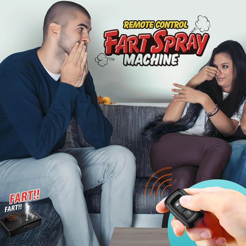 Fart Machine with Remote, Remote Controll Fart Spray Machine with 20 Realistic Sounds,Fart Spray Prank Toy, Pranks Jokes Gag Gift for Kids Adults
