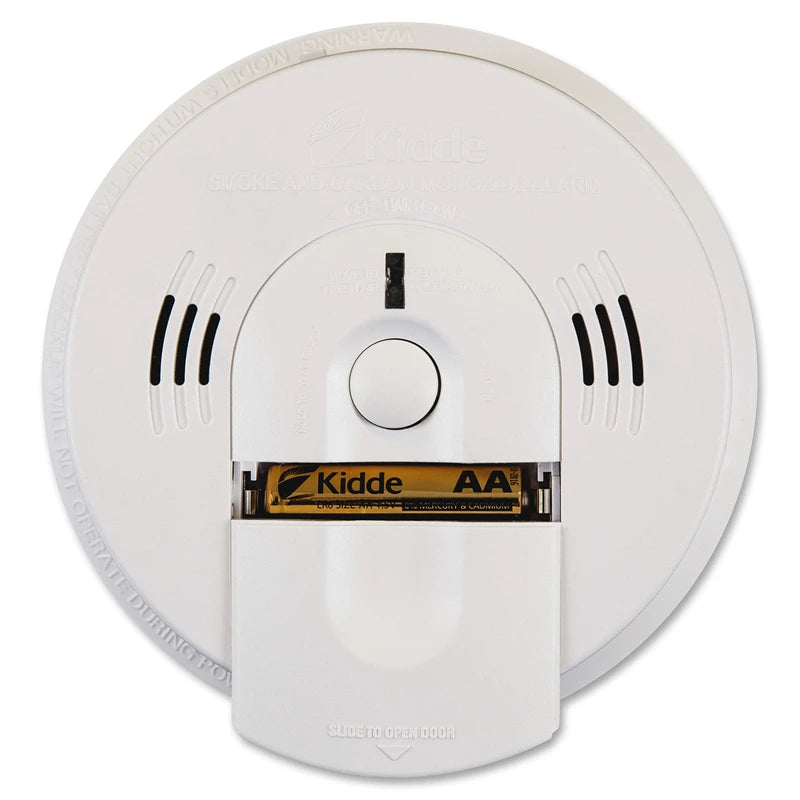 Kidde KN-COSM-BA Battery-Operated Combination Carbon Monoxide and Smoke Alarm with Talking Alarm , WHITE