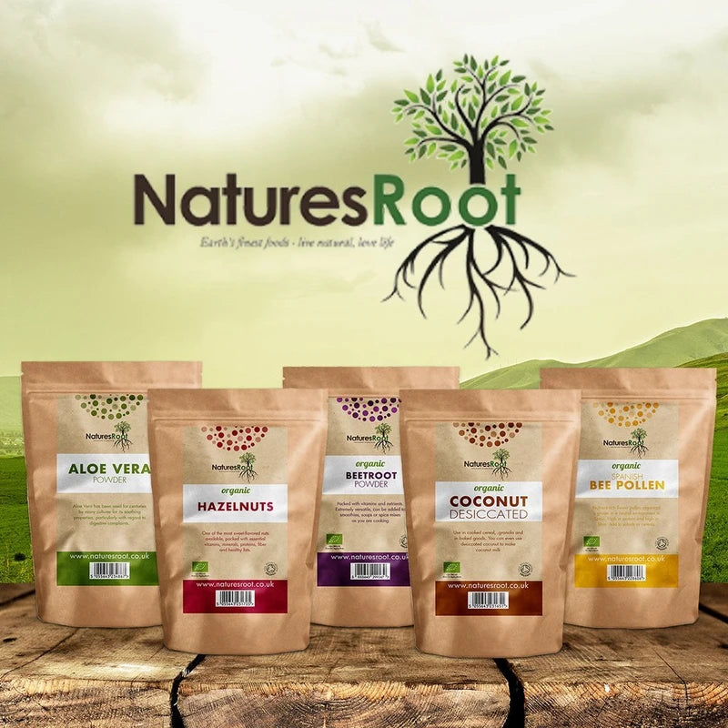 Nature’s Root Organic Moringa Powder 250g - 100% Natural Green Superfood | Vegan Whole Food | Non-GMO | High in Antioxidants | Dietary Fibre | Kraft Paper Pouch