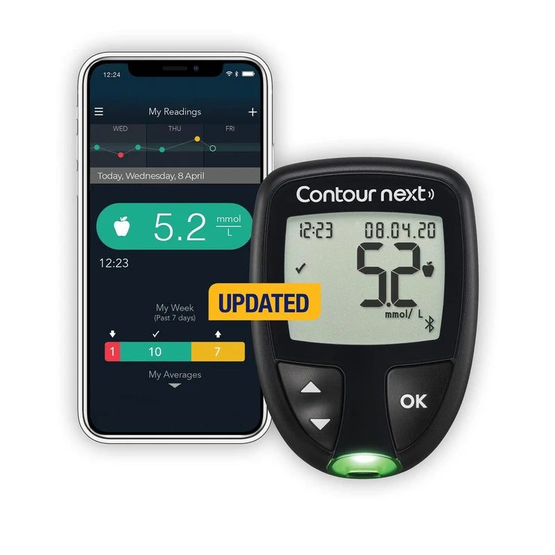 Bayer Contour Next Meter & Complete Blood Glucose Monitoring System Kit