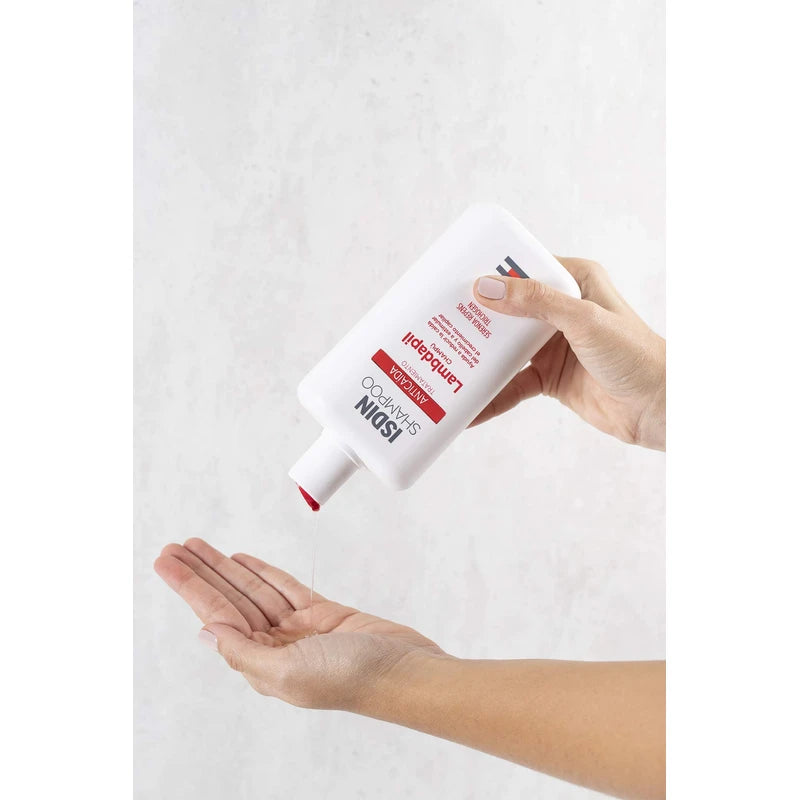 ISDIN Lambdapil Shampoo gegen Haarausfall (200ml) | Hilft, übermäßigen Haarausfall zu reduzieren und das Follikelwachstum zu stimulieren