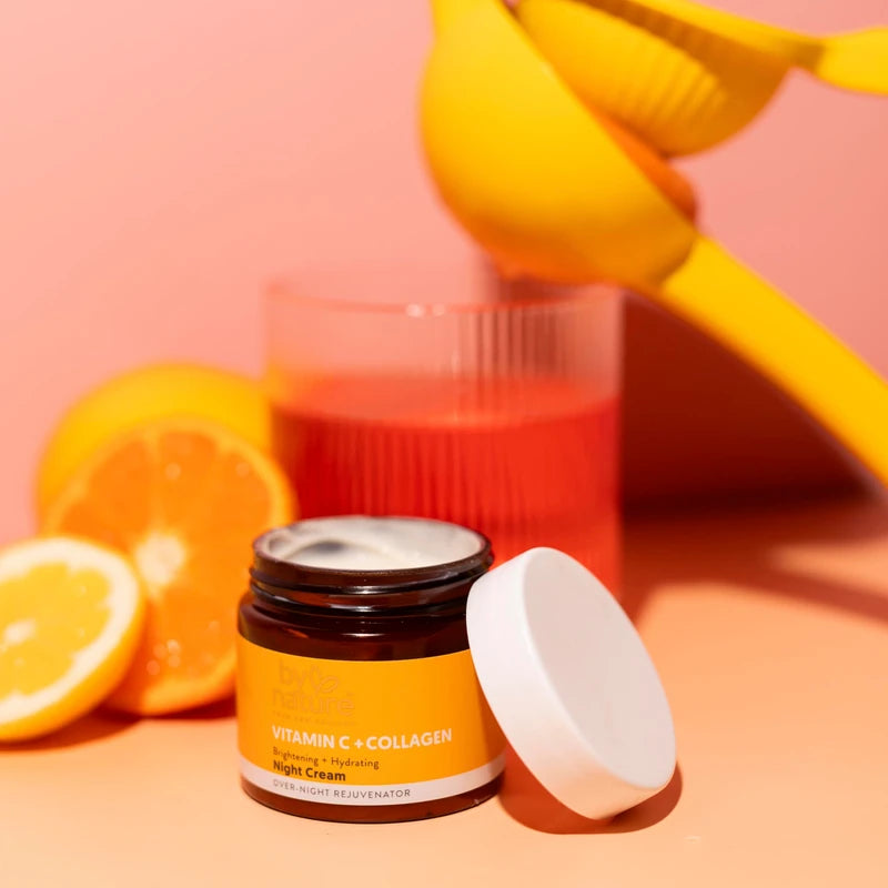 By Nature Vitamin C + Collagen Brightening + Hydrating Night Cream