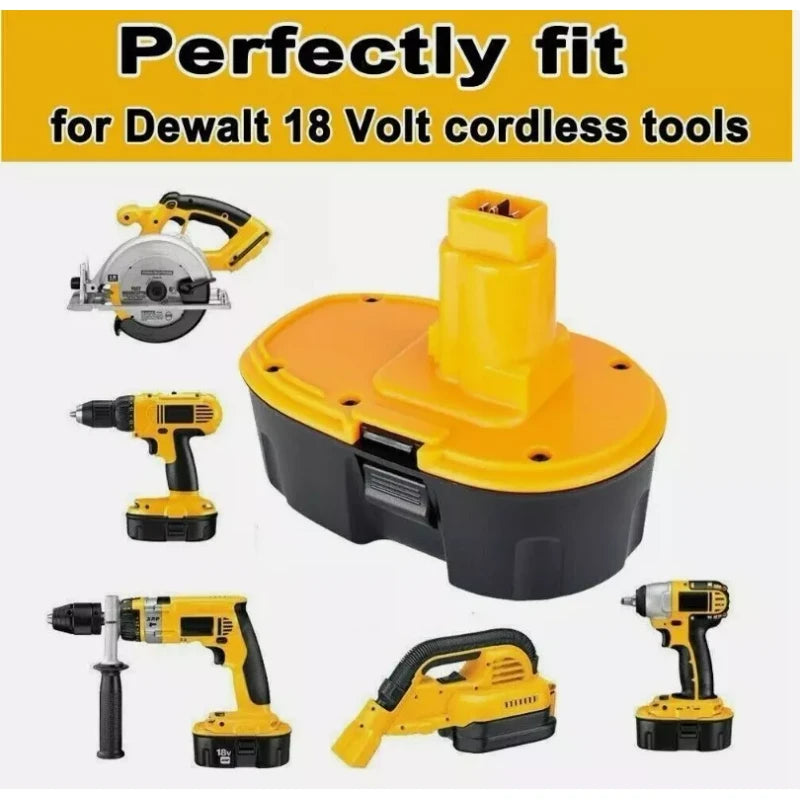 DEWALT 2Pack 18V Battery for Dewalt 18 Volt XRP Battery DC9096-2 DC9098 DC9099 DW9096