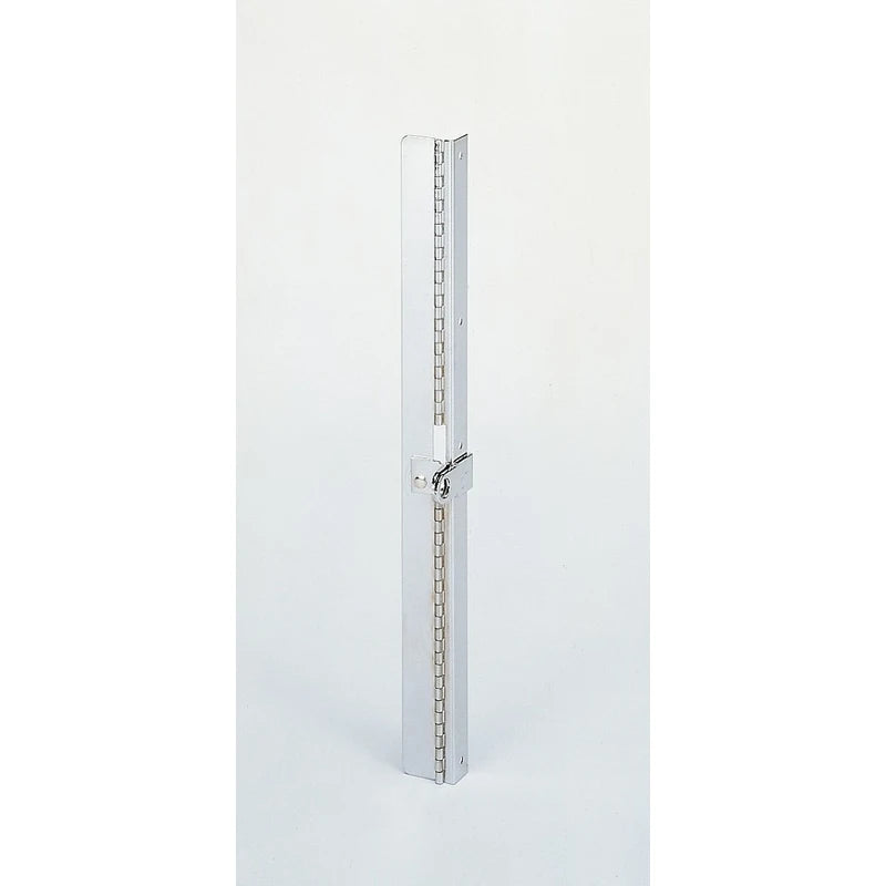 Durham Steel Locking Hinge for Small Slide Racks, 312, 1-1/4" Width x 13-1/2" Height, Chrome Plated Finish