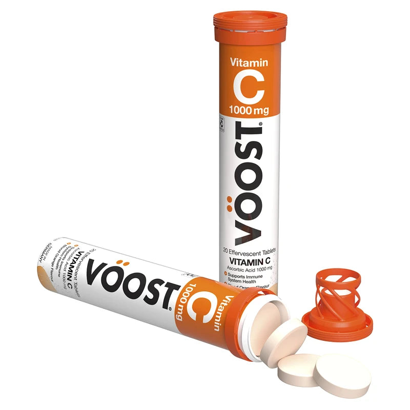VÖOST Vitamin C Blood Orange Effervescent Tablets 20 Pack
