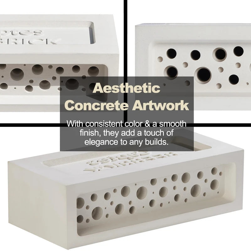 Bee Brick, Solitary Bee House for Mason Bees & Leaf Cutter Bees