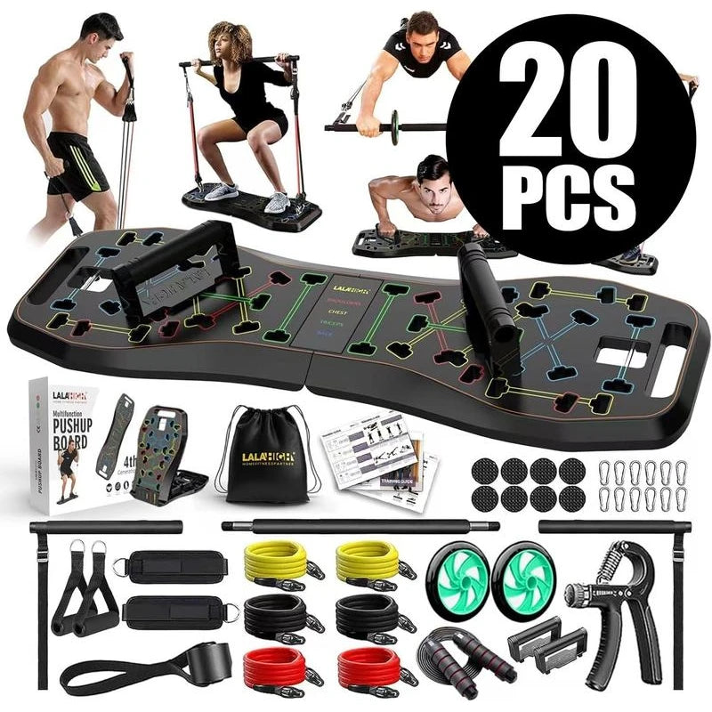 LALAHIGH Emurdyon Portable Home Gym System: Home-Friendly, High-Quality Materials, Versatile Training Options, Perfect for All Fitness Levels,Portable - Specification: 16PCS-Delux Plus