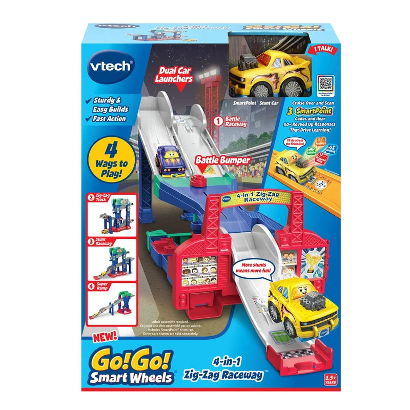 VTech Go! Go! Smart Wheels 4-in-1 Zig-Zag Raceway