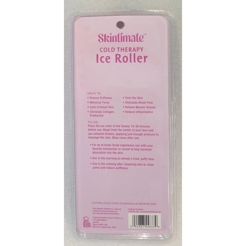 Skintimate Cold Therapy Ice Roller - Tone The Skin - Reduce Inflammation - NEW