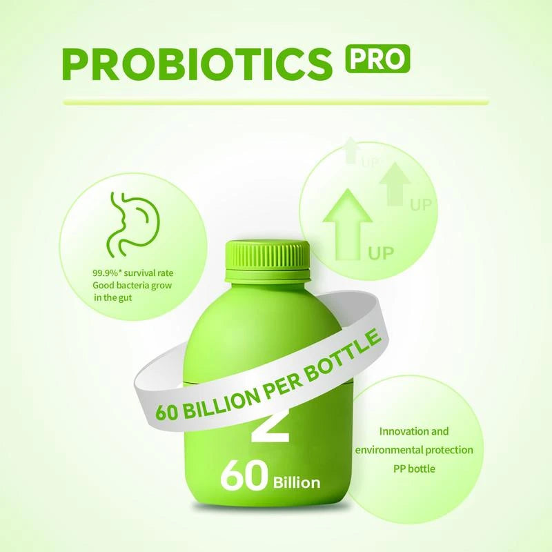 Zooone Probiotics 60 Billion CFU - 30 Bottles x 0.7oz - Edible, Fitness