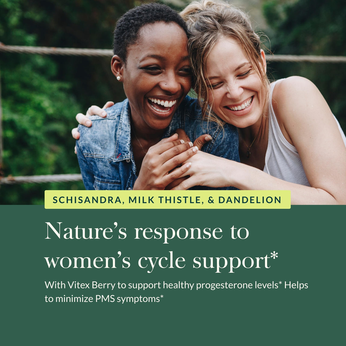 Gaia Herbs Cycle Support - Supports Hormone Balance & PMS Relief - Herbal Supplement with Vitex Berry & Schisandra - Free from Gluten, Dairy & Soy - 60 Vegan Capsules (30 Servings)