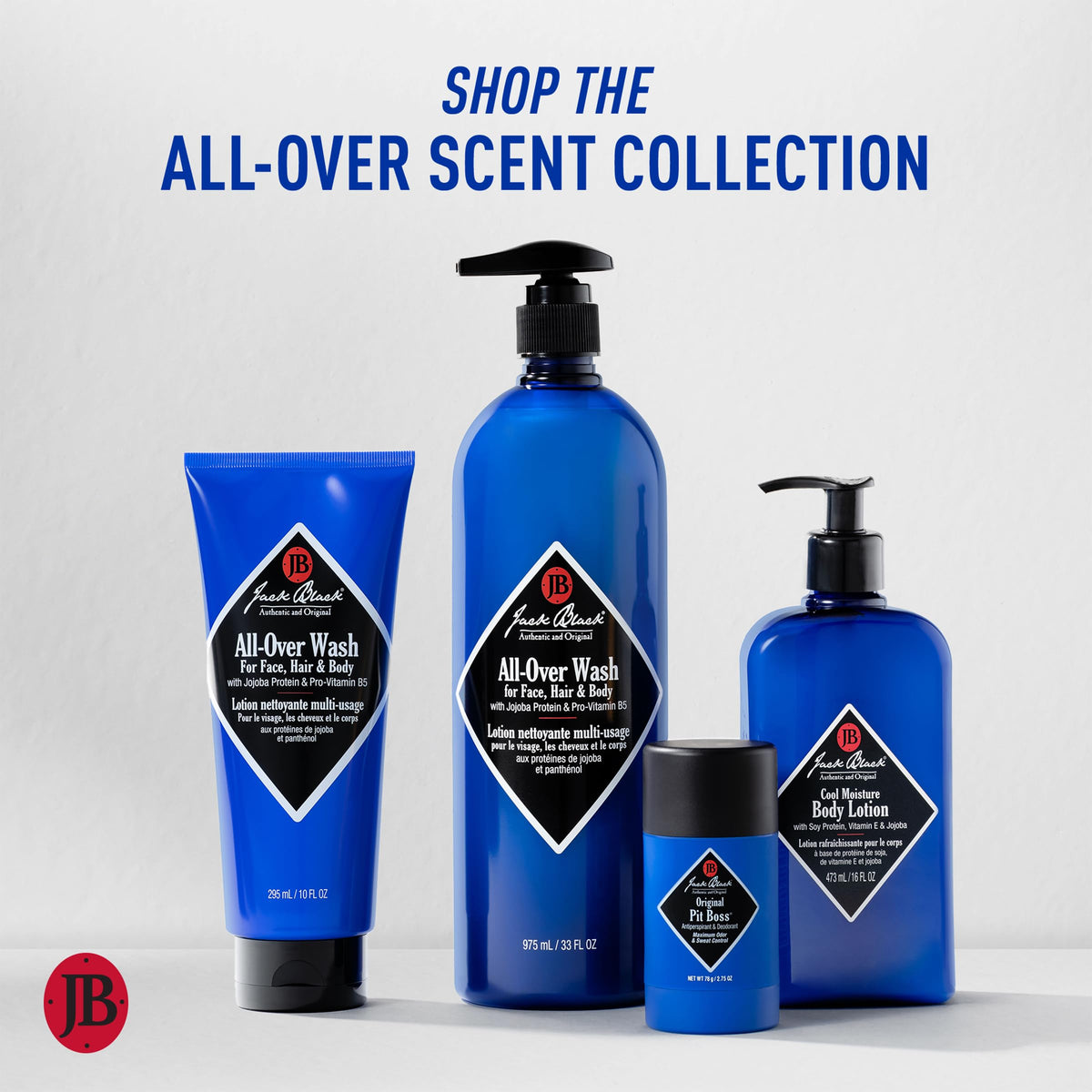 Jack Black Pit Boss Original Antiperspirant & Deodorant for Men, 2.75 oz