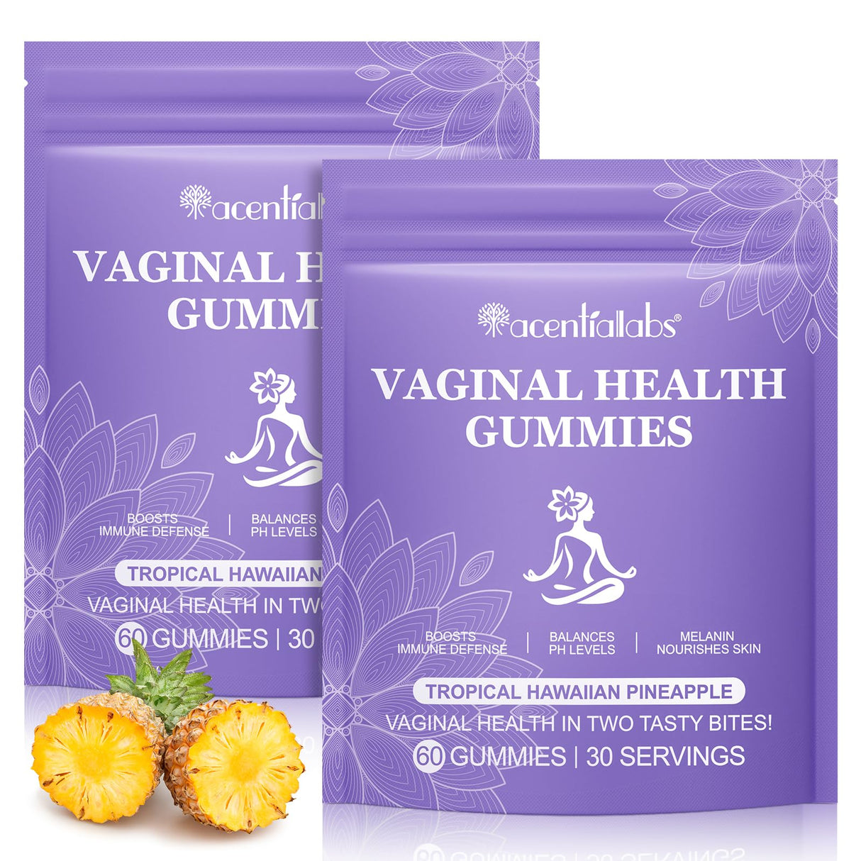 2 Pack Vital Vaginal Probiotics Source Feminine Gummies, Vaginal Probiotics Health Gummies, Premium Feminine Balance Gummies, Ph Balance for Women, Revitalize Vaginal Health, Immune Defense