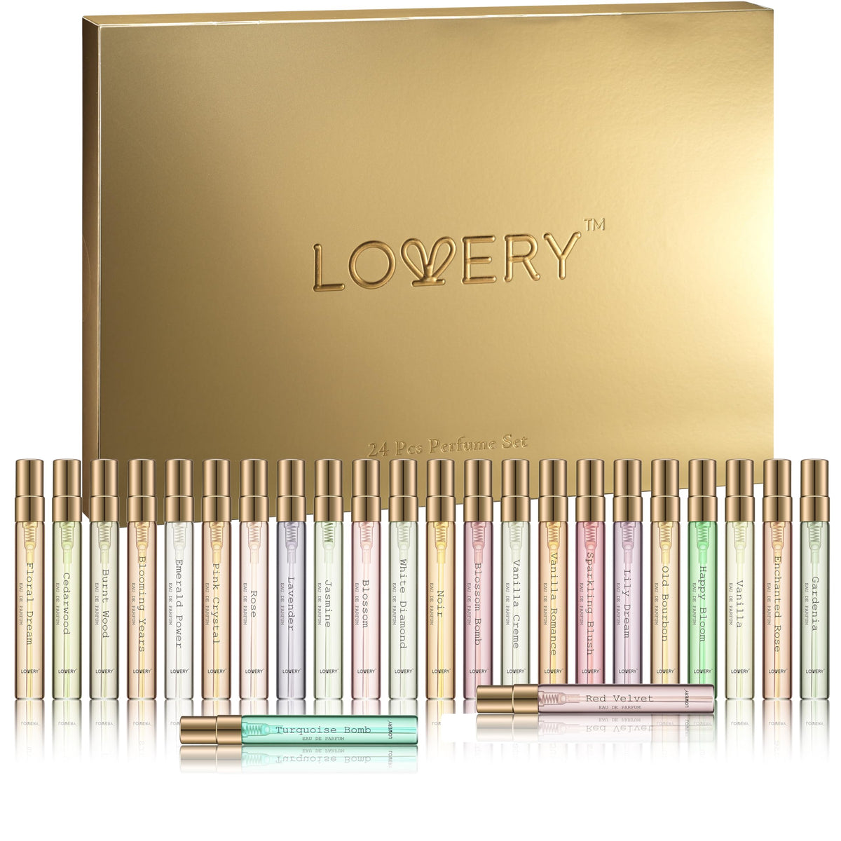 Advent Calendar 2026 for Women โ 24pc Perfume Gift Set for Her โ Christmas Beauty Gifts for Women, Wife, Mom, Teen Girls Floral Fragrance Sampler, Travel-Size Perfumes - Holiday Countdown Calendar