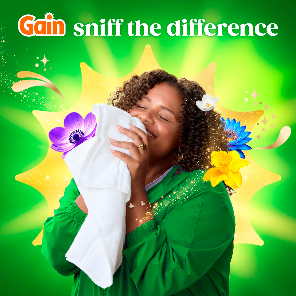 Gain Plus Flings Liquid Washing Detergent Pacs, Gain's Best Clean, All-In-One, Moonlight Breeze Scent, 45-Count Tub