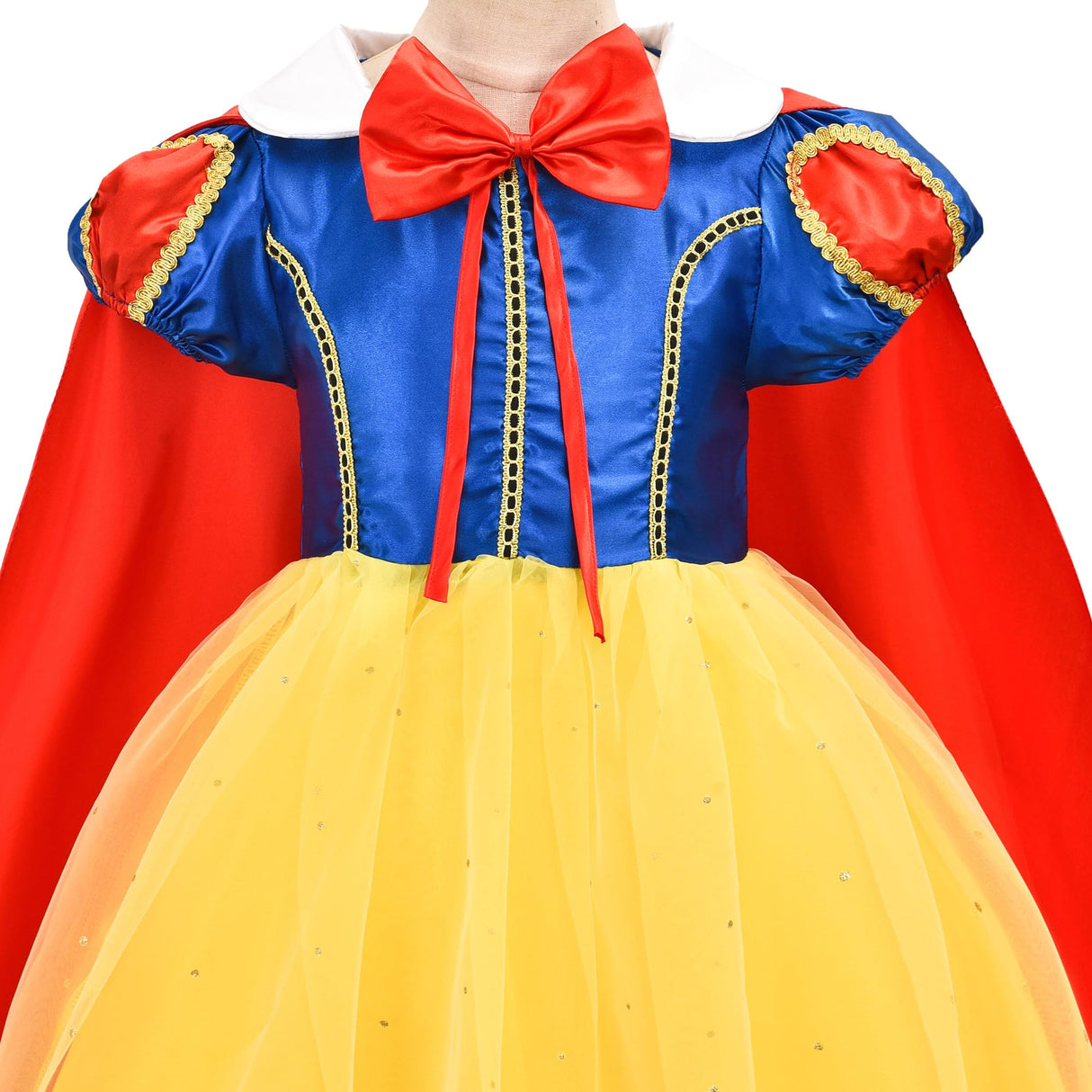 GZ-LAOPAITOU Toddler Girls Princess Dress Up Kids Princess Costume Birthday Party Christmas Dress Up with Cape