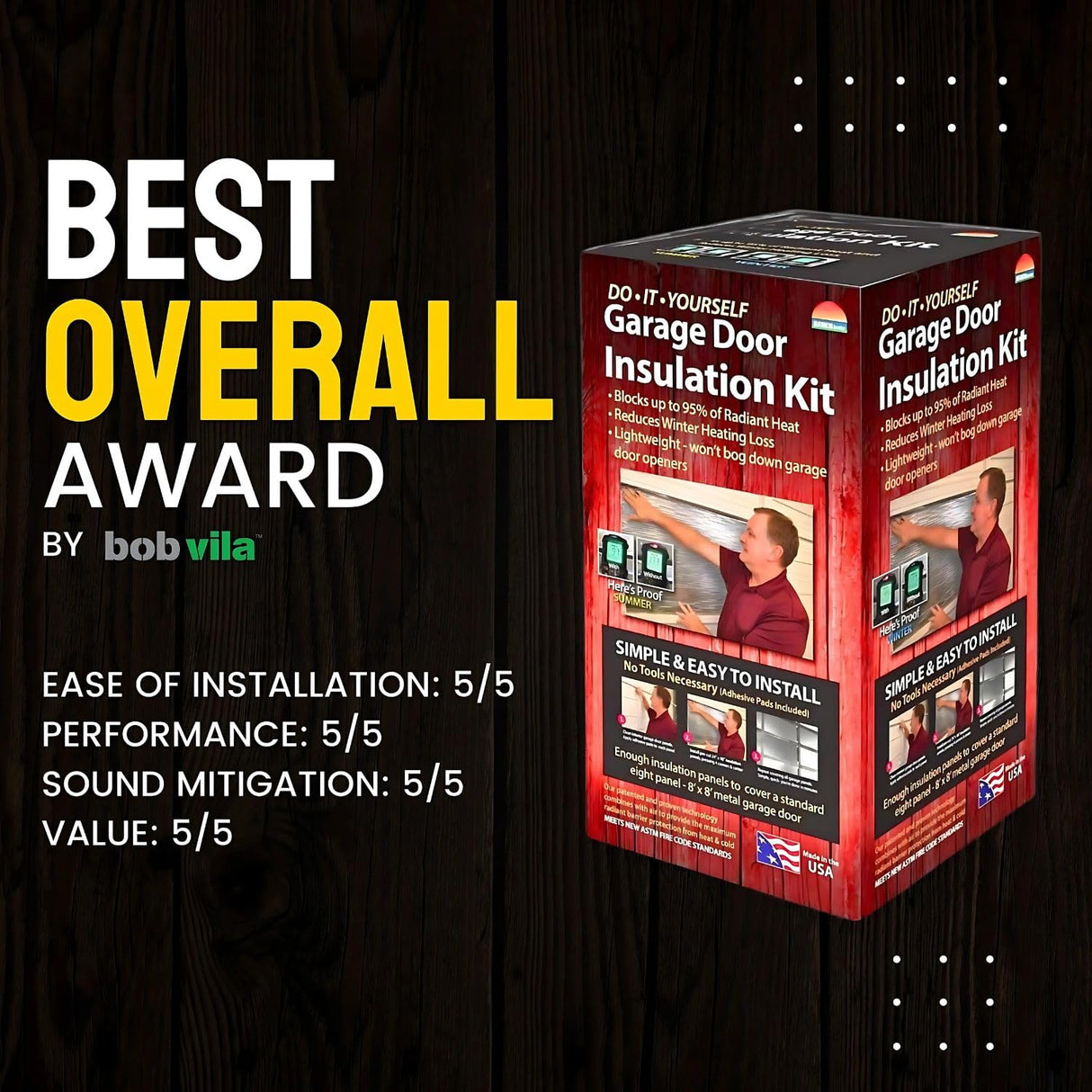 Reach Barrier 3009 Garage Door Insulation Kit