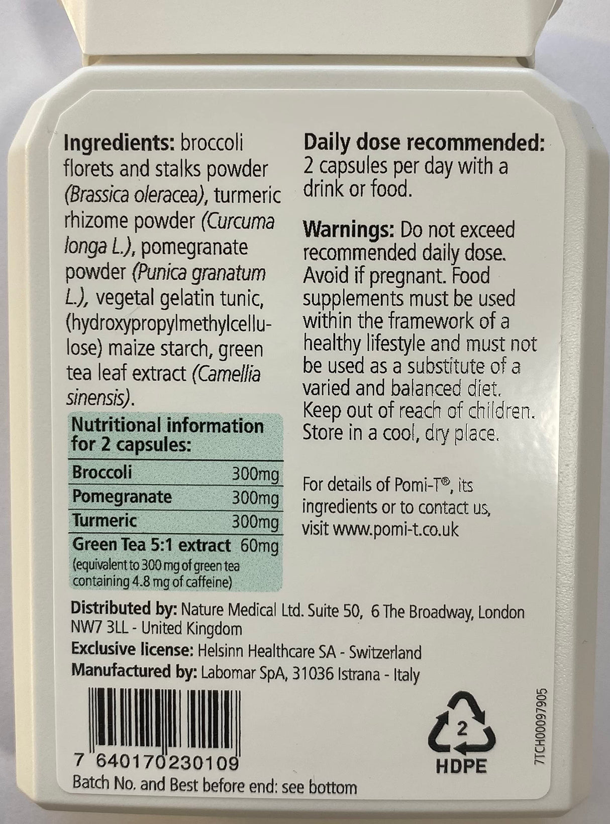 Pomi-T 60 Capsules 1.34 oz