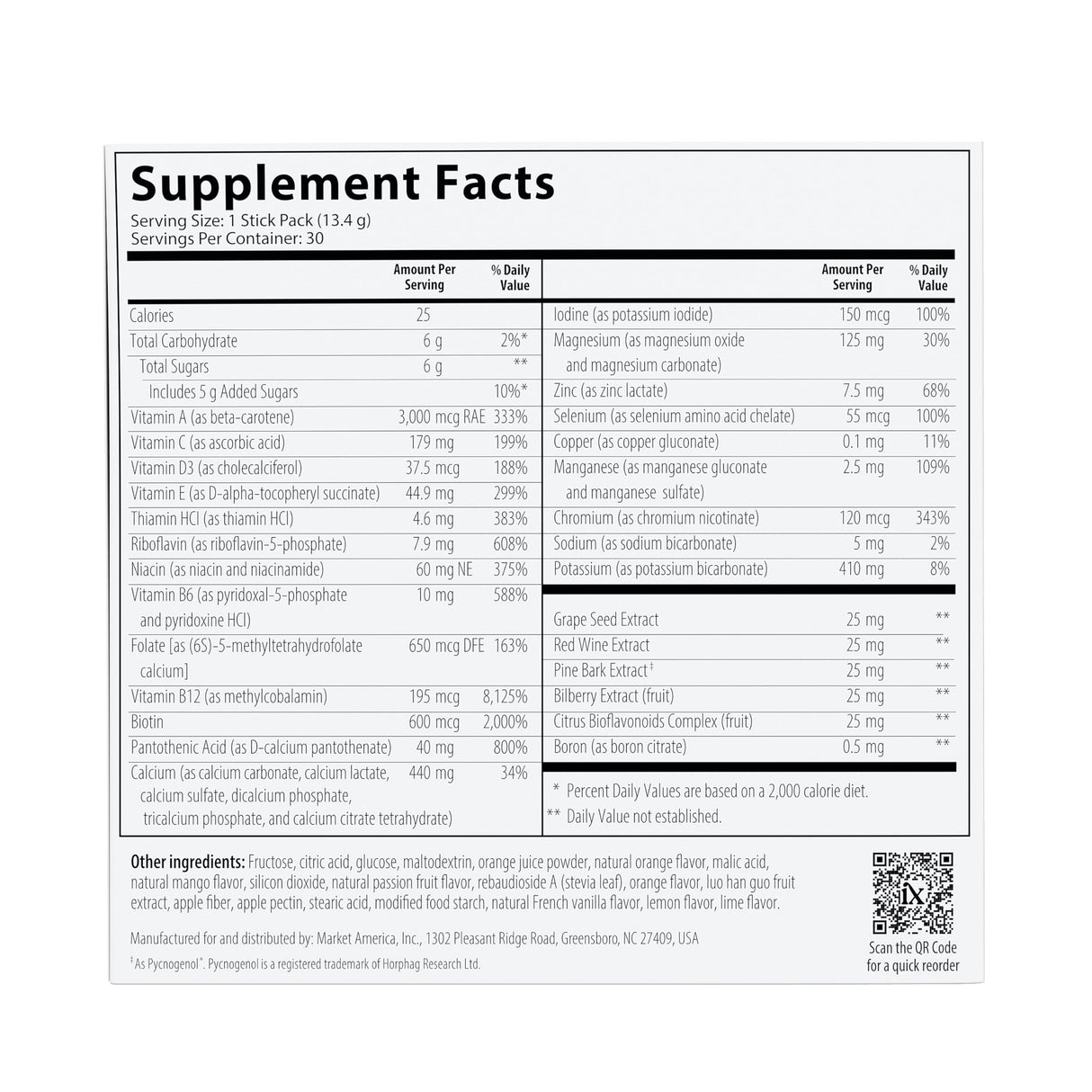 Isotonix Daily Essentials Multivitamin Powder Packets with OPC-3, Multivitamin, B-Complex & Calcium Plus – Gluten-Free, Non-GMO, Fast Absorption Vitamins for Energy, Immunity, and Bone Health