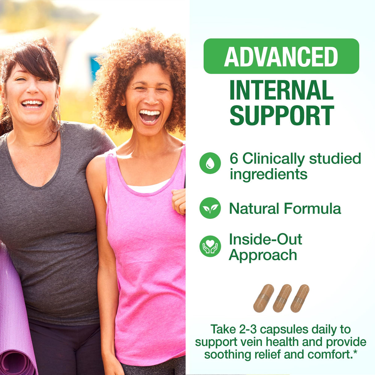 HemRid Plus Advanced Herbal Comfort Formula - 45 Veggie Capsules for Enhanced Comfort & Wellness, Featuring Horse Chestnut, Witch Hazel & More - Proudly Made in The USA