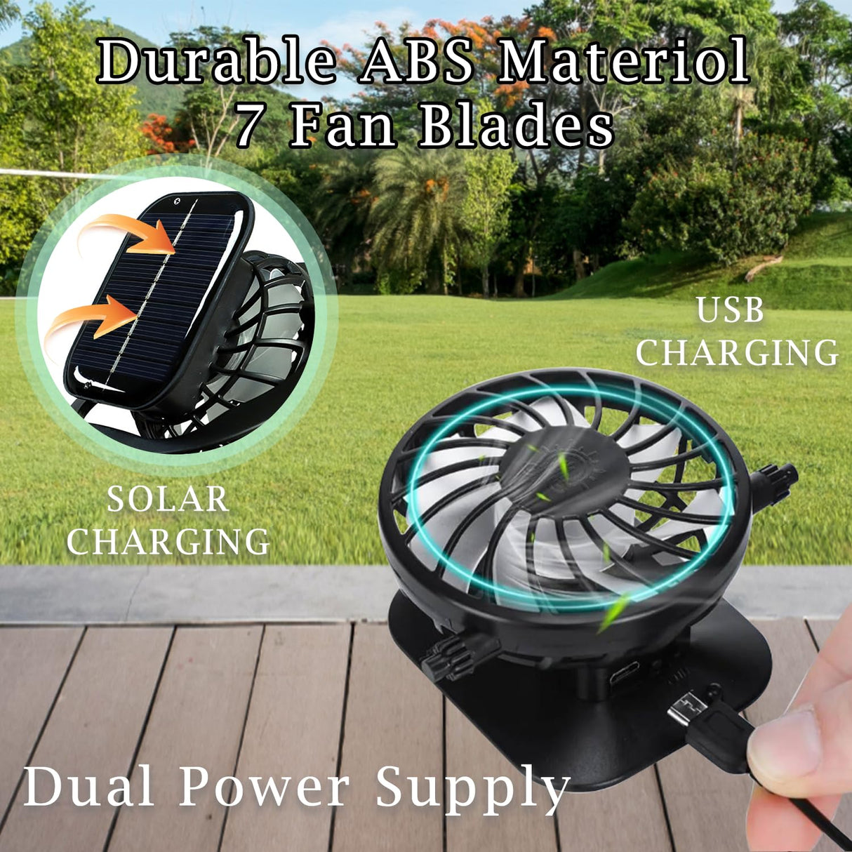 Tcairzl Solar Fan Hat,2025 New Solar Powered Fan Hat,with 2 Solar Fan Fishing Hat,Removable & USBCharging Fan (US, Alpha, One Size, Camouflage)