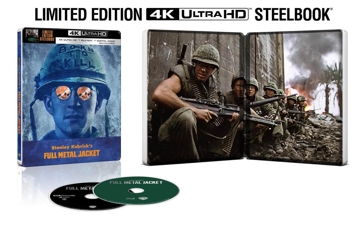 Full Metal Jacket Steelbook (4K Ultra HD + Blu-ray + Digital)