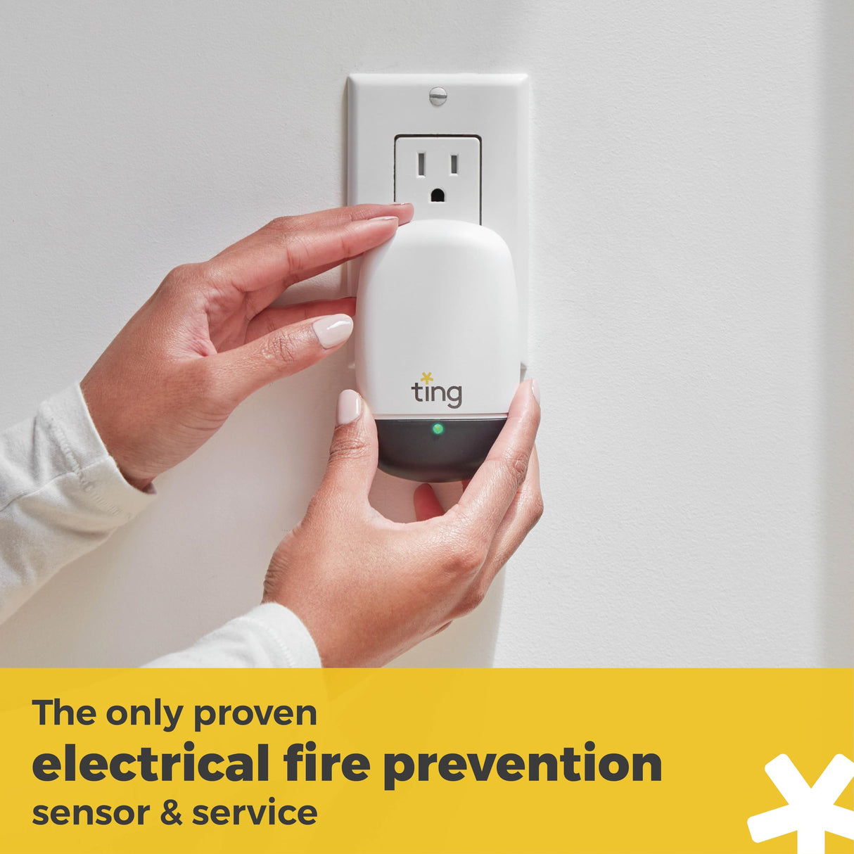 Ting Fire Ting Fire Prevention Sensor & Service - Includes 12 Months of Required Service, Residential Use Only