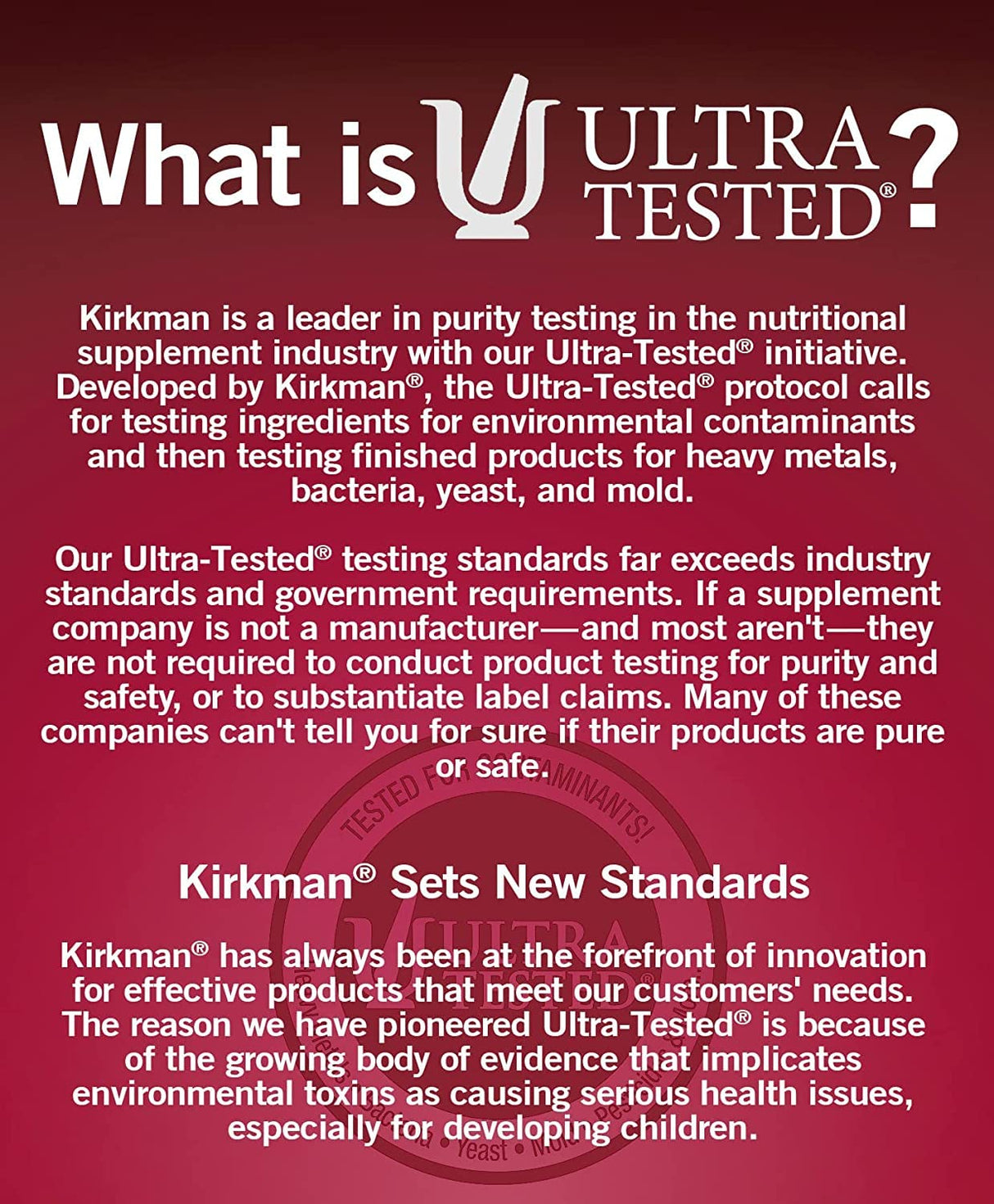 Kirkman - Molybdenum 100 mcg - 100 Capsules - Essential Minerals - Breaks Down Sulfites & Toxins - Hypoallergenic