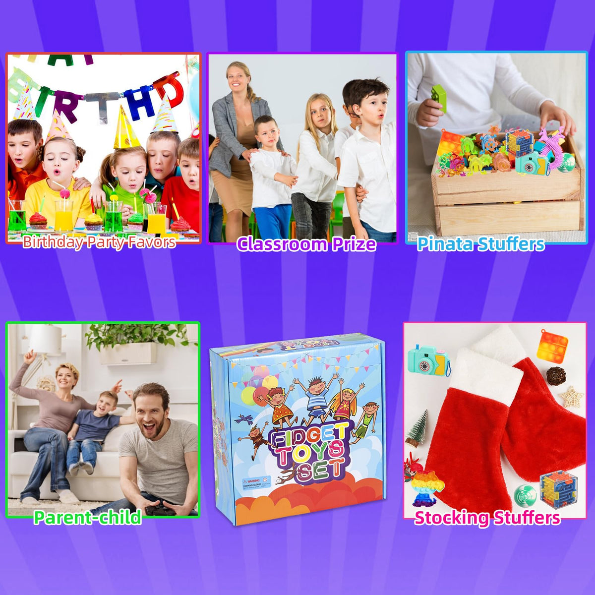 1000 Pcs Party Favors for Kids, Fidget Toys Bulk, Birthday Gift Toys, Fidgets Stocking Stuffers, Treasure Box Birthday Party, Goodie Bag Stuffers, Carnival Prizes, Pinata Filler Stuffers for Classroom