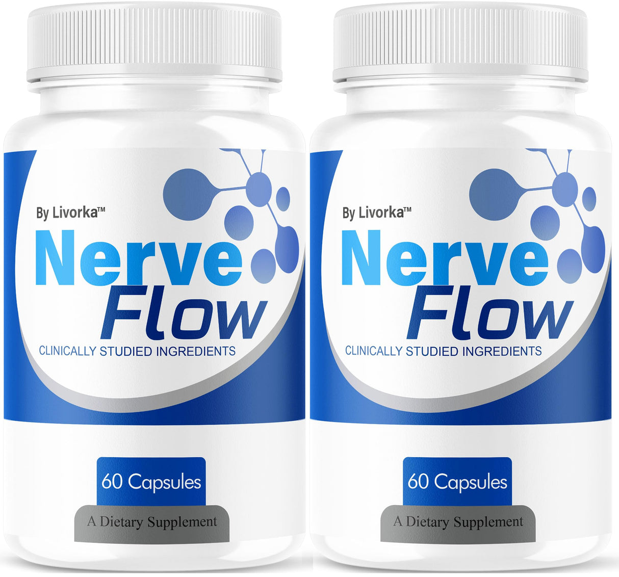 (2 Pack) Nerve Flow - Official NerveFlow Advanced Nerve Support Pills, Nerve Flow Supplement Capsules, NerveFlow Natural Pills Maximum Strength Multivitamin Advanced Formula, 120 Capsules For 2 Months