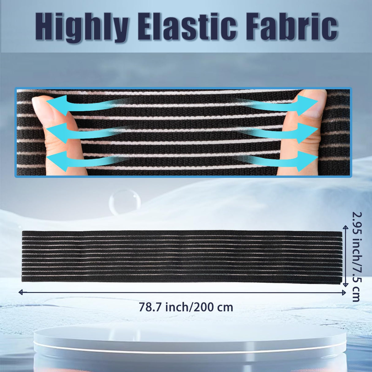 Zuscot 2 Pcs Hamstring & Thigh Compression Wraps, Adjustable Thigh Compression Braces, Quad & Thigh Support for Men and Women, Versatile Compression Bandages for Thigh, Knee, Calf, Arm